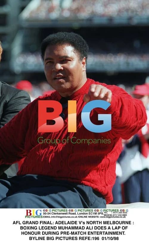 Muhammad Ali at AFL Grand Final in Melbourne