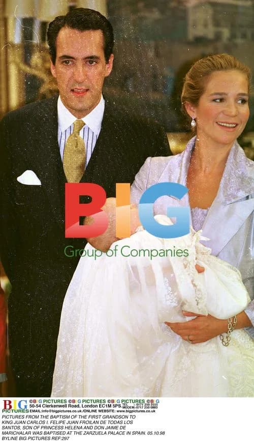 Baptism of King Juan Carlos I's first grandson