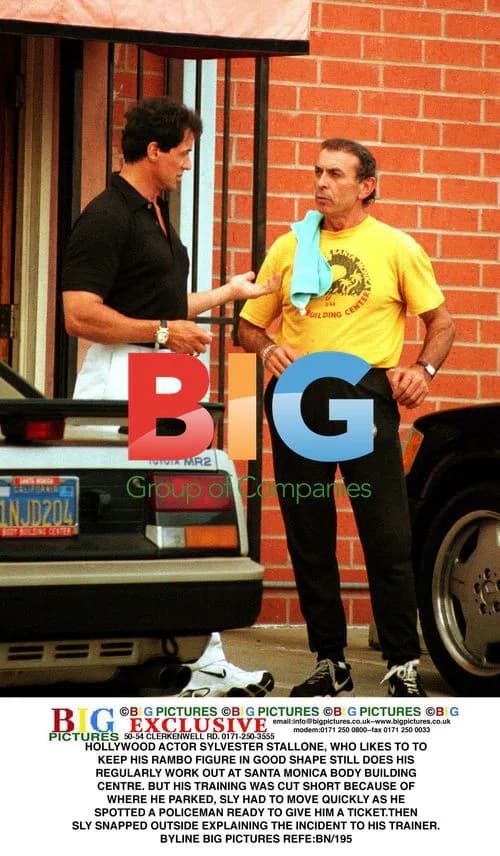 Sylvester Stallone Avoiding Parking Ticket