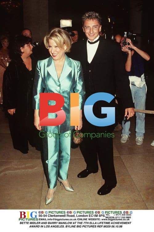 Bette Midler and Barry Manilow at Ella Award