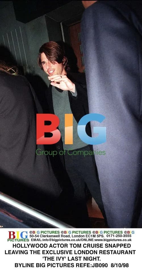 Tom Cruise Leaves London's 'The Ivy' Restaurant