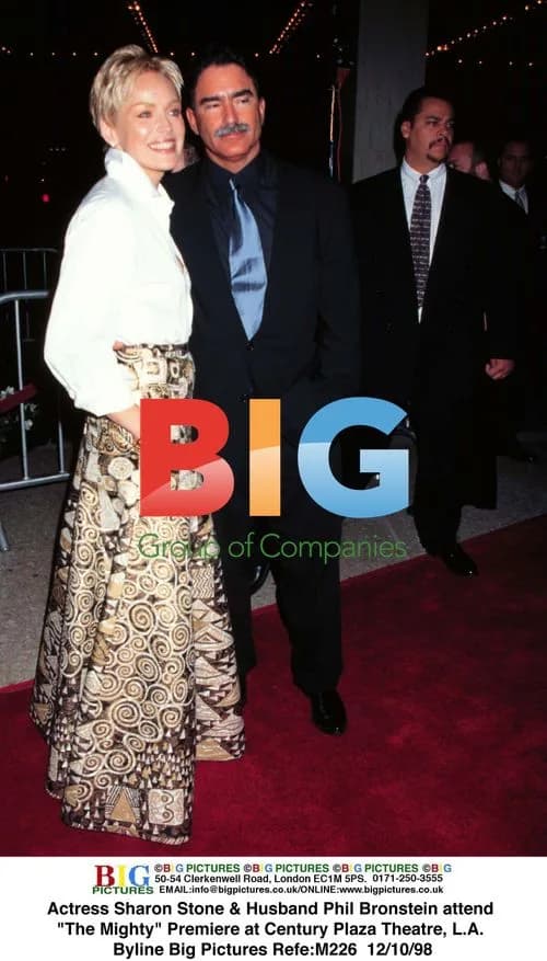 Sharon Stone & Husband Attend "The Mighty" Premiere