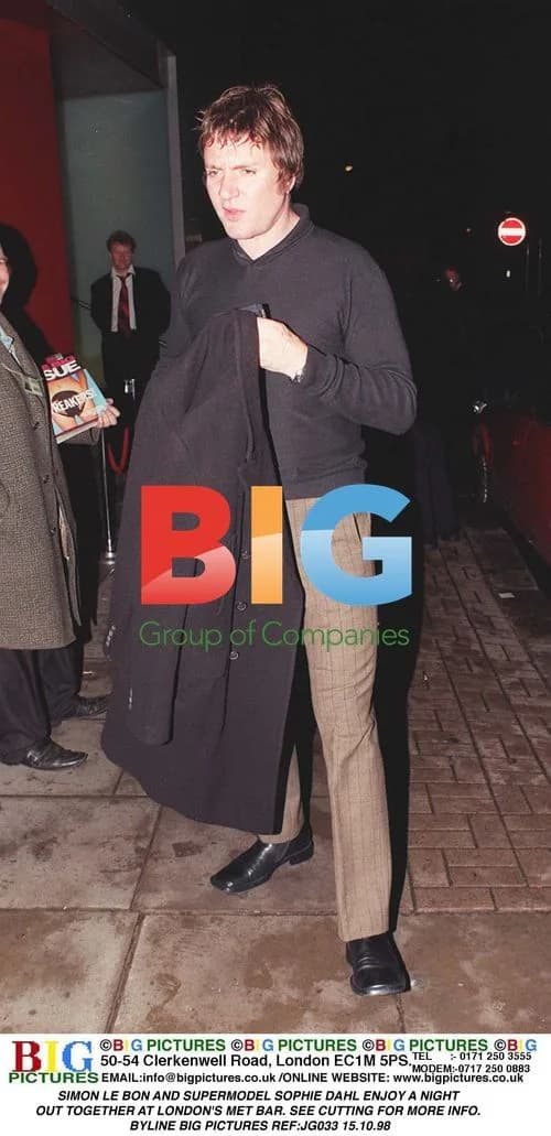 Simon Le Bon and Sophie Dahl at Met Bar