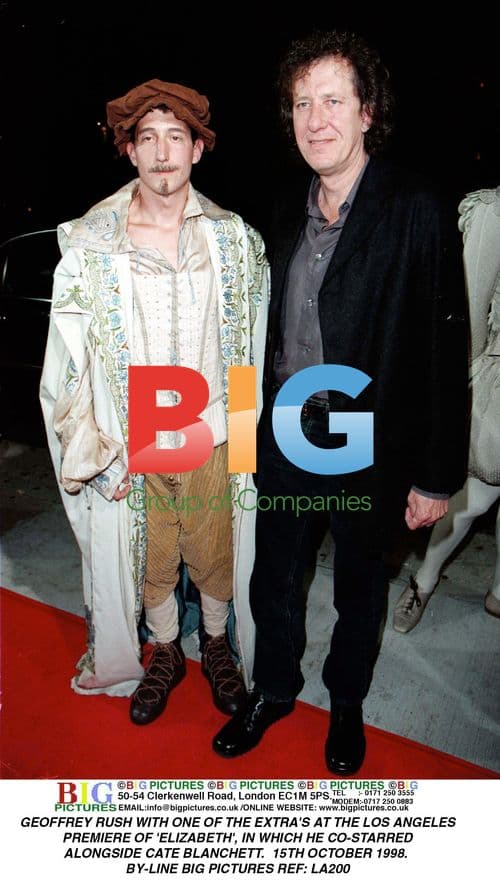 Geoffrey Rush at 'Elizabeth' Premiere