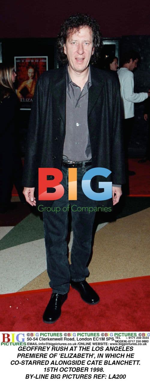 Geoffrey Rush at 'Elizabeth' LA Premiere