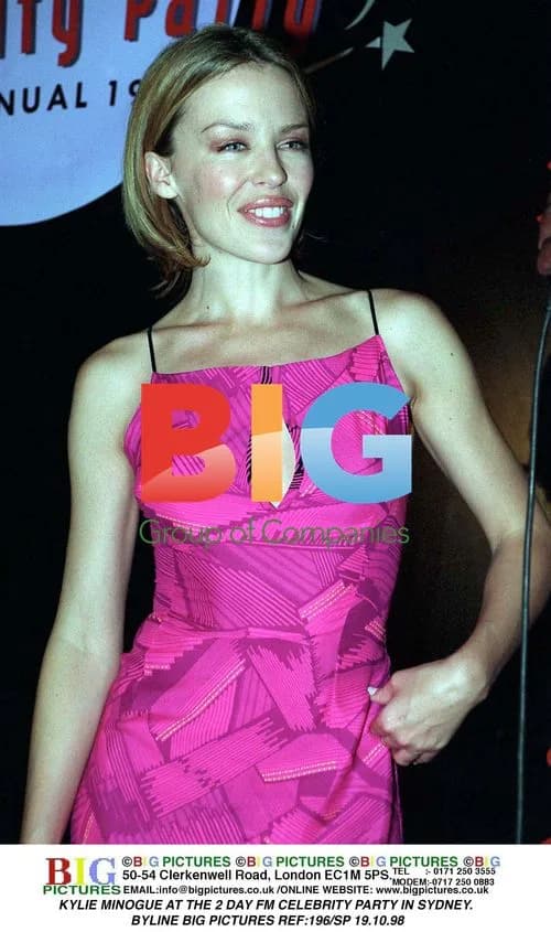 Kylie Minogue at 2 Day FM Party in Sydney