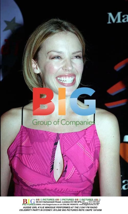 Kylie Minogue at 2 Day FM Celebrity Party