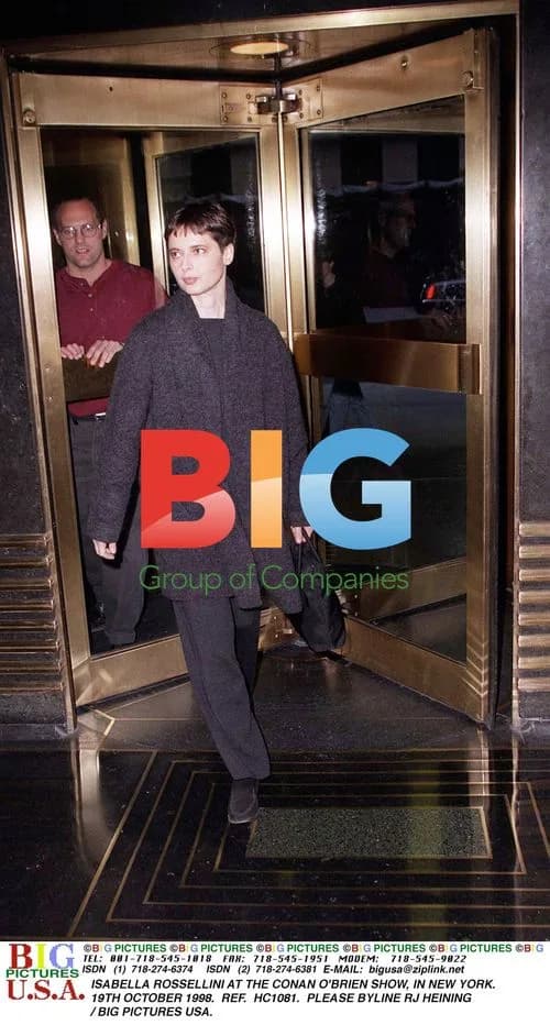 ISABELLA ROSSELLINI at CONAN O'BRIEN show