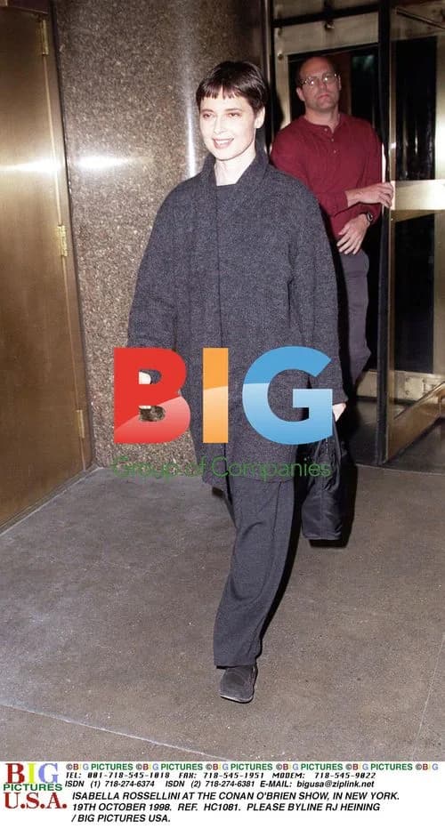 Isabella Rossellini at Conan O'Brien Show