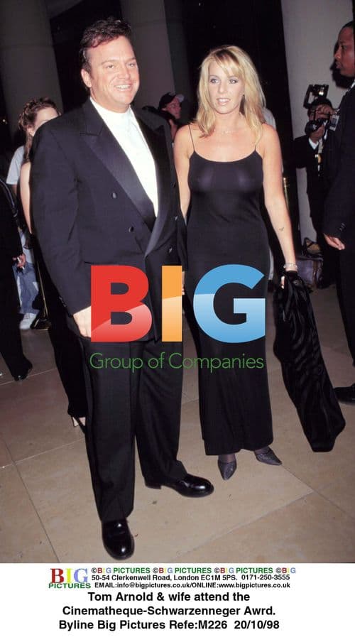 Tom Arnold and wife attend Cinematheque-Schwarzenneger Award