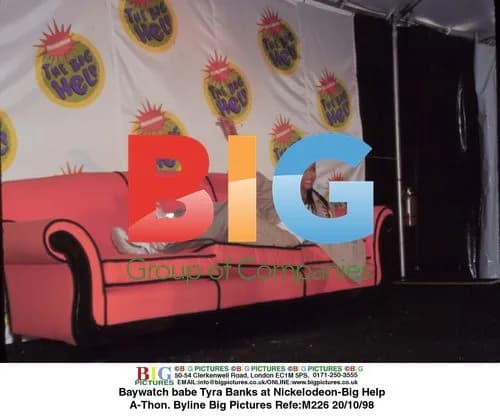 Tyra Banks at Nickelodeon-Big Help A-Thon