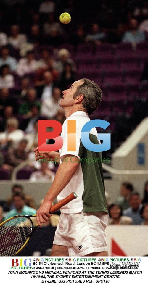 John McEnroe vs Michael Penfors Tennis Match