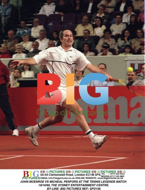 John McEnroe vs Michael Penfors at Tennis Legends Match