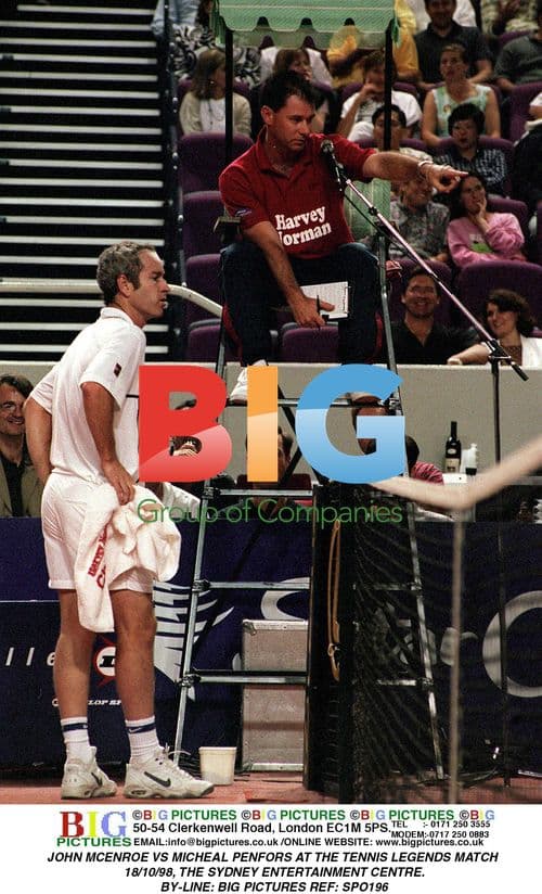 John McEnroe vs Micheal Penfors at Tennis Legends Match