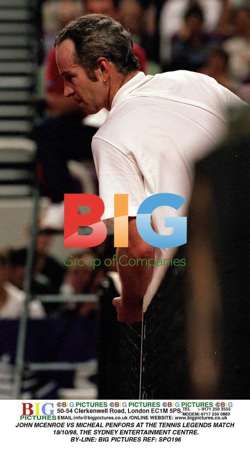 John McEnroe vs. Michael Penfors Tennis Match