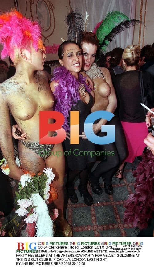 VELVET GOLDMINE aftershow party in London