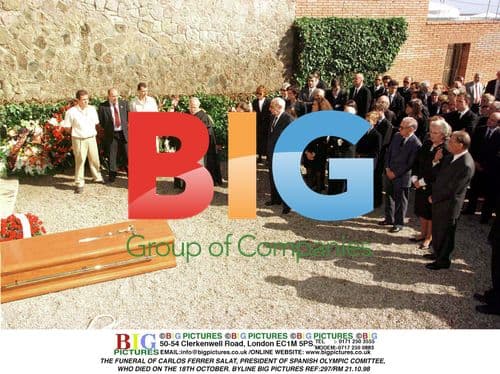 Funeral of Spanish Olympic Committee President Carlos Ferrer Salat