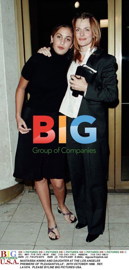 Nastassia Kinski and daughter at 'Pleasantville' premiere