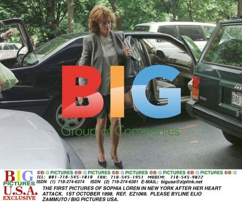 Sophia Loren in NYC After Heart Attack