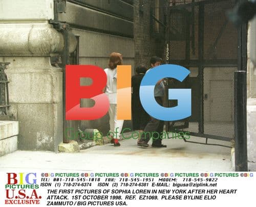 Sophia Loren in New York after heart attack