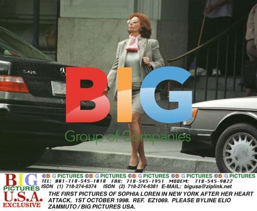 Sophia Loren in NYC After Heart Attack