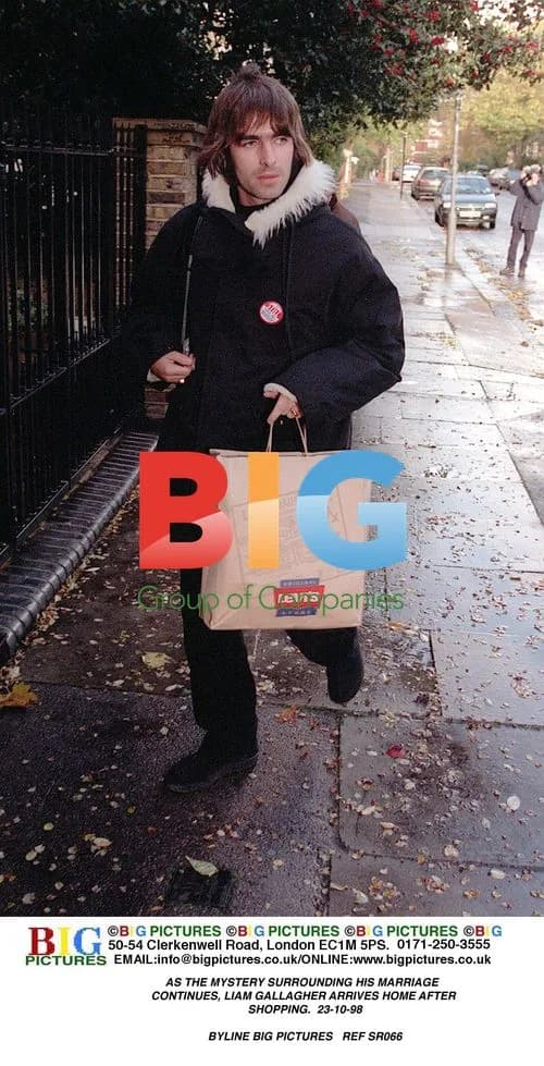 Liam Gallagher Arrives Home After Shopping