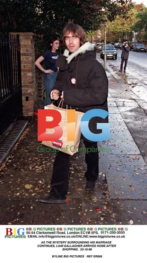 Liam Gallagher Arrives Home After Shopping