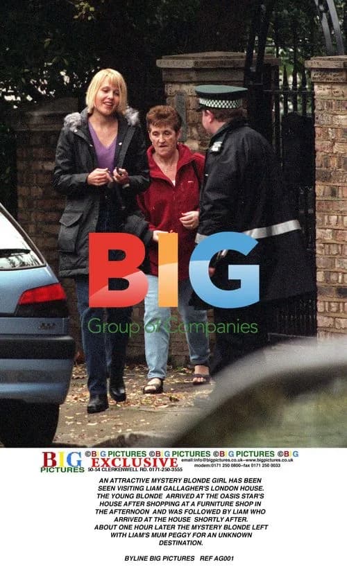 Mystery Blonde Visits Liam Gallagher's House