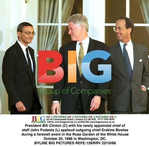 Clinton Announces Podesta as New Chief of Staff