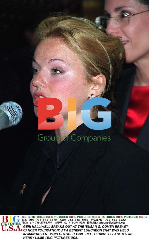 Geri Halliwell at Breast Cancer Foundation
