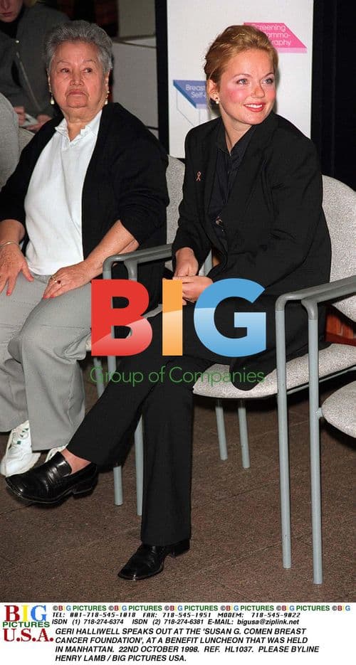 Geri Halliwell at Breast Cancer Foundation