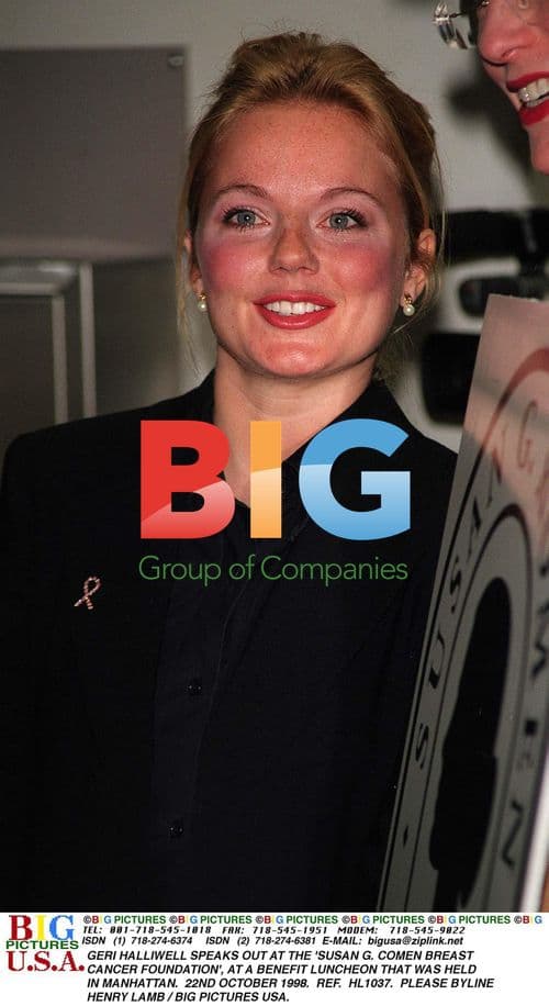 Geri Halliwell Speaks at Cancer Foundation