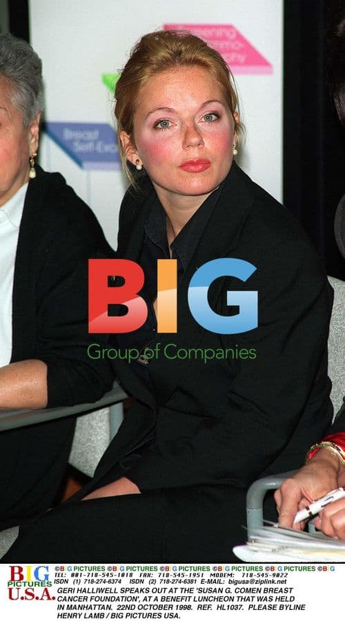 Geri Halliwell at Breast Cancer Benefit