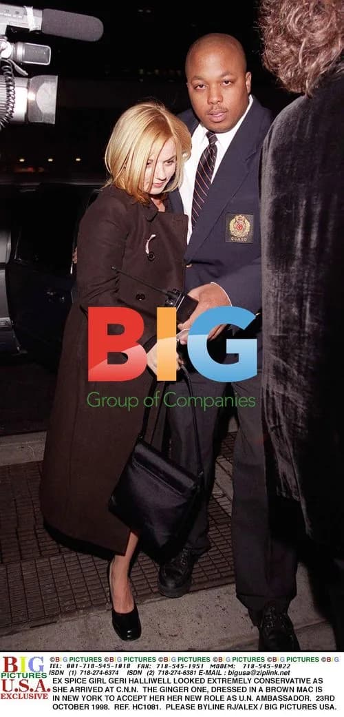 Geri Halliwell Arrives at CNN in New York