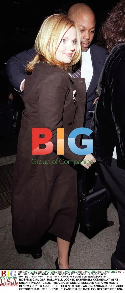 Geri Halliwell Arrives in NYC