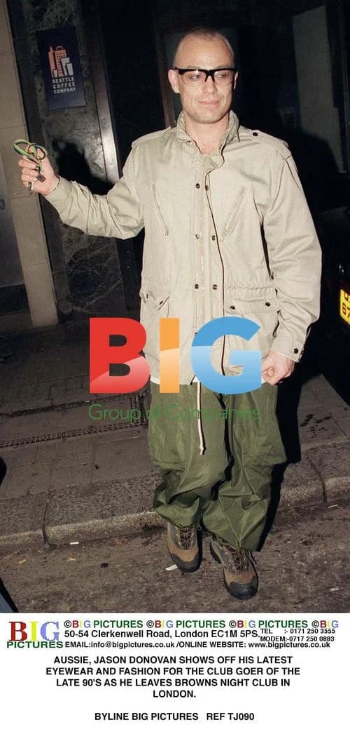 Jason Donovan's 90s Club Look