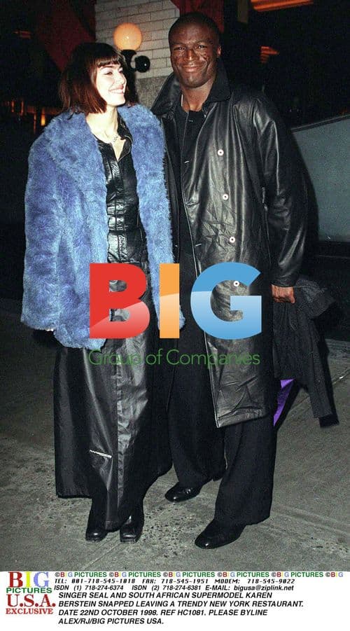 Singer Seal and Model Karen Berstein