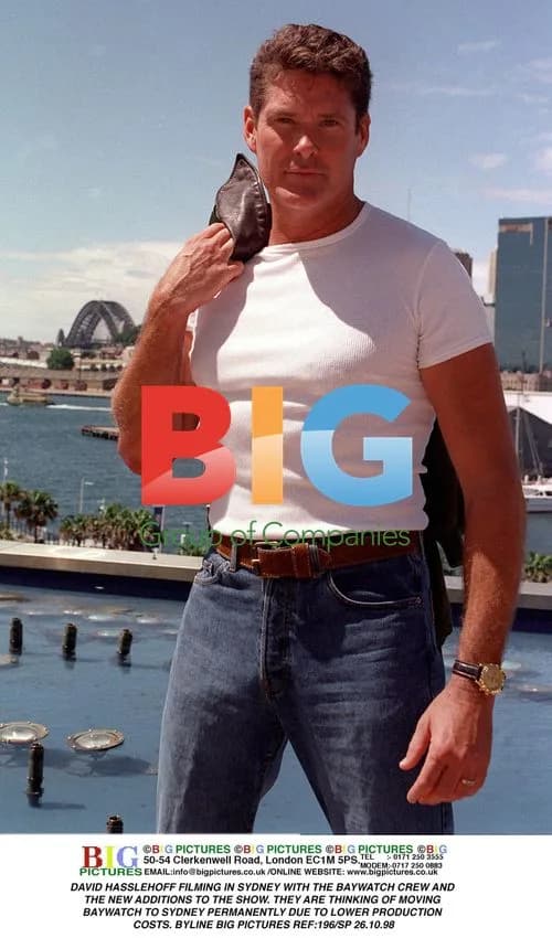 David Hasselhoff Filming Baywatch in Sydney