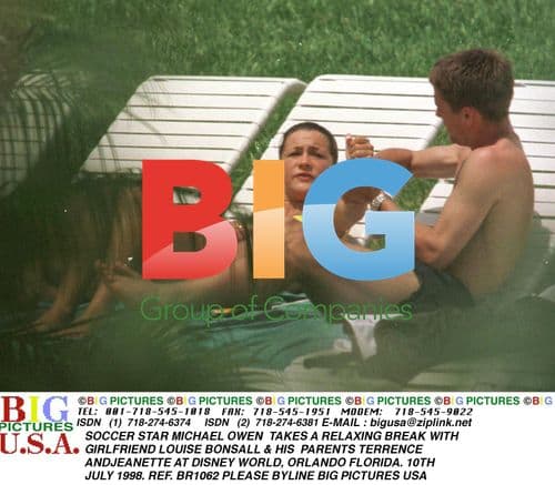 Michael Owen takes break at Disney World