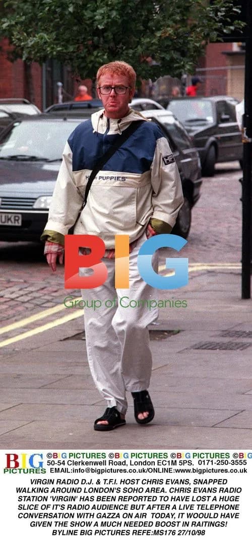 Chris Evans Spotted in London Soho