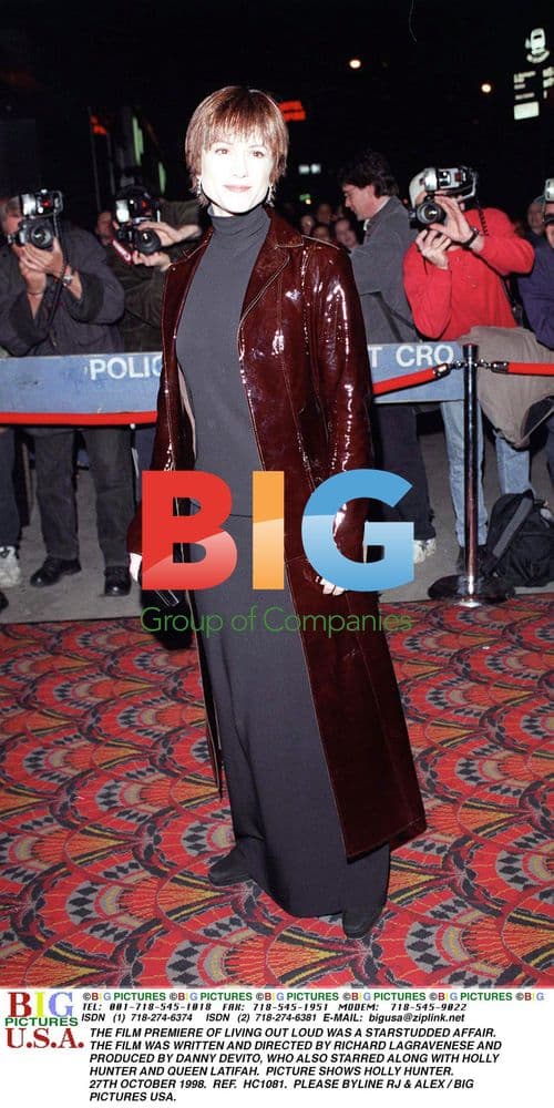 Holly Hunter at Living Out Loud Premiere