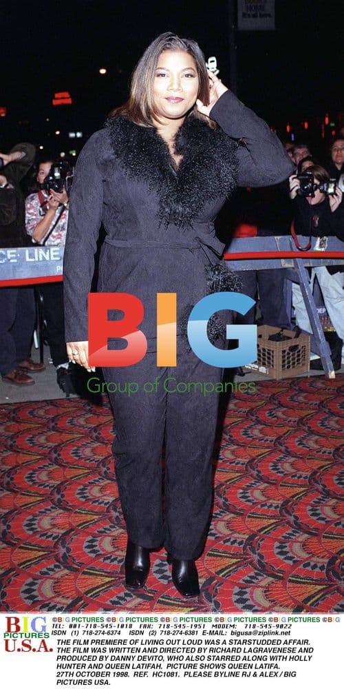 Queen Latifah at "Living Out Loud" Premiere