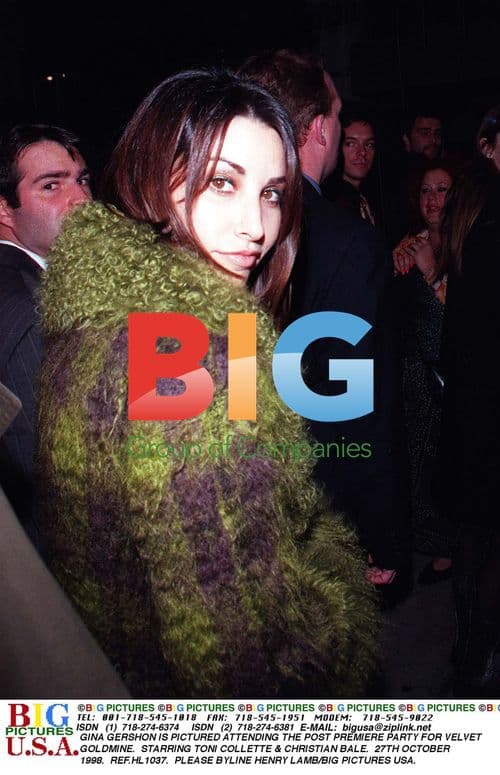 Gina Gershon at Velvet Goldmine Premiere