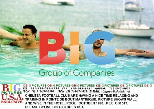 Chelsea FC Relaxing in Martinique