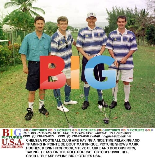 Chelsea FC Relaxing in Martinique