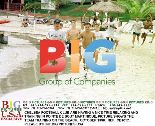 Chelsea FC Team Training in Martinique