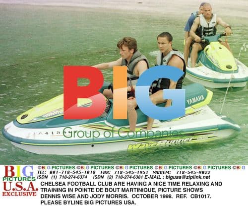 Chelsea FC Relaxing in Martinique