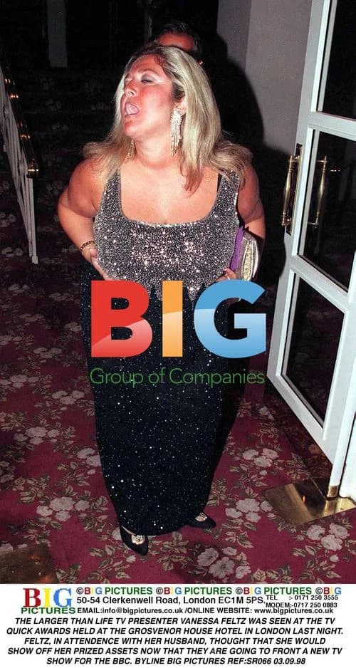 Vanessa Feltz at the TV Quick Awards
