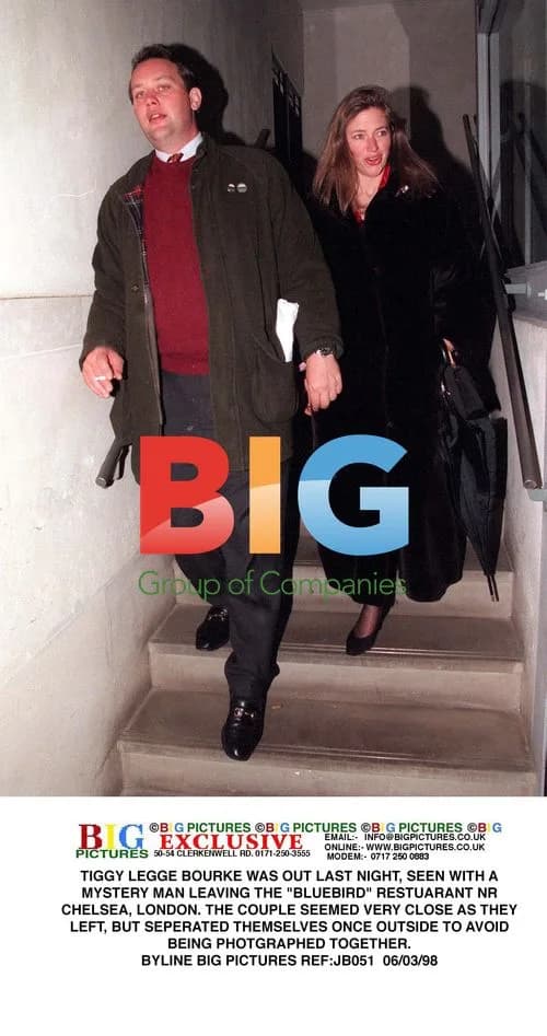 Tiggy Legge Bourke with mystery man