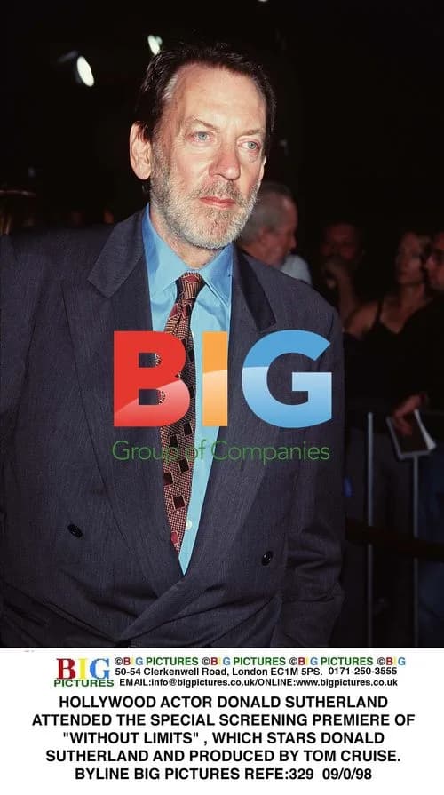 Donald Sutherland at "Without Limits" Premiere